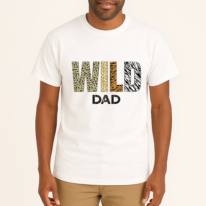 Dad Of The Wild One Zoo Birthday Safari Jungle Animal Tall T-Shirt