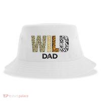 Dad Of The Wild One Zoo Birthday Safari Jungle Animal Sustainable Bucket Hat