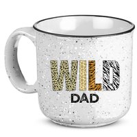 Dad Of The Wild One Zoo Birthday Safari Jungle Animal 15oz Campfire Ceramic Mug