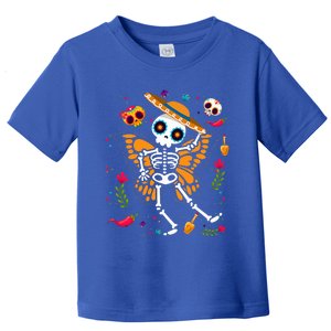 Day of the Dead Sugar Skull Skeleton Monarch Butterfly Toddler T-Shirt