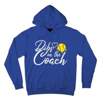 Dibs On The Coach Funny Coach's Wife Softball Gift Hoodie