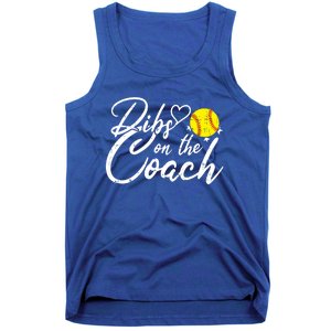 Dibs On The Coach Funny Coach's Wife Softball Gift Tank Top