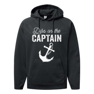 Dibs On The Captain Performance Fleece Hoodie