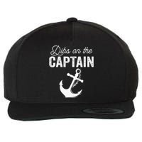 Dibs On The Captain Wool Snapback Cap