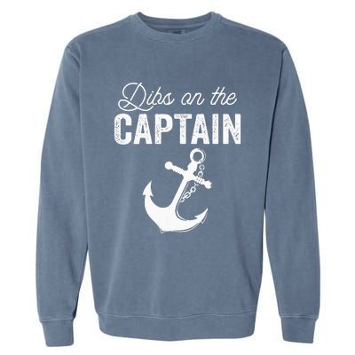 Dibs On The Captain Garment-Dyed Sweatshirt