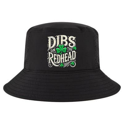 Dibs On The Redhead Funny St Patricks Day Drinking Cool Comfort Performance Bucket Hat