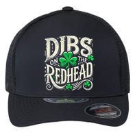Dibs On The Redhead Funny St Patricks Day Drinking Flexfit Unipanel Trucker Cap