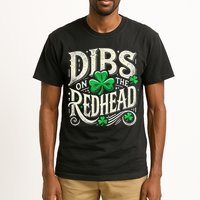 Dibs On The Redhead Funny St Patricks Day Drinking Tall T-Shirt