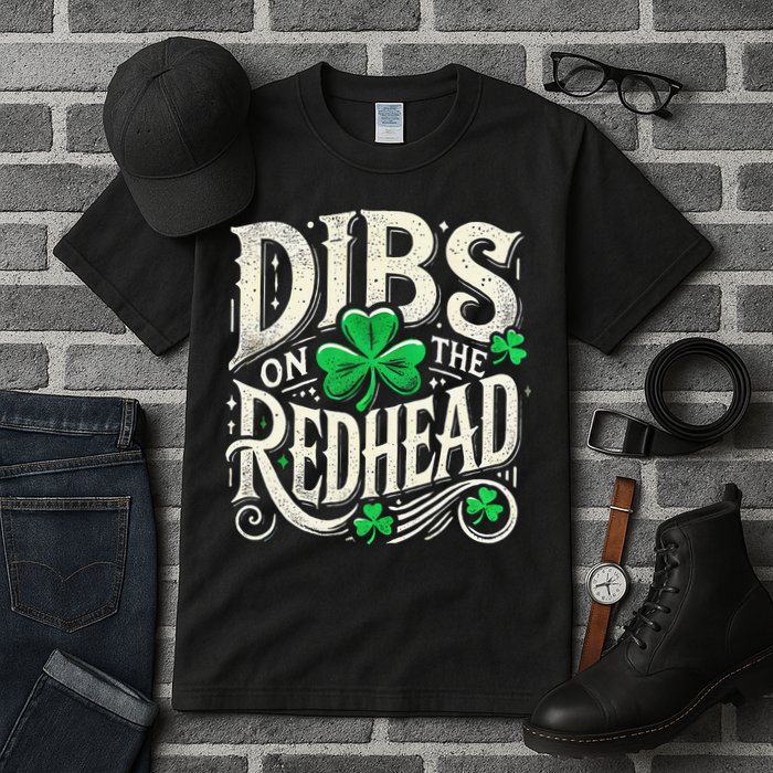 Dibs On The Redhead Funny St Patricks Day Drinking Tall T-Shirt