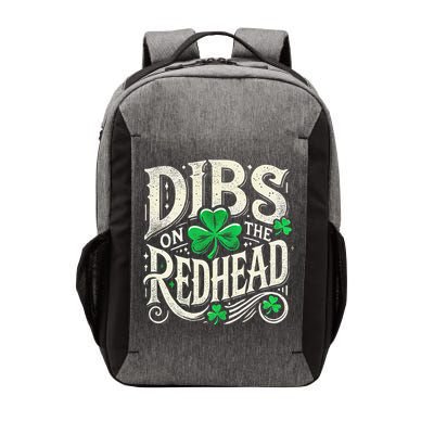 Dibs On The Redhead Funny St Patricks Day Drinking Vector Backpack