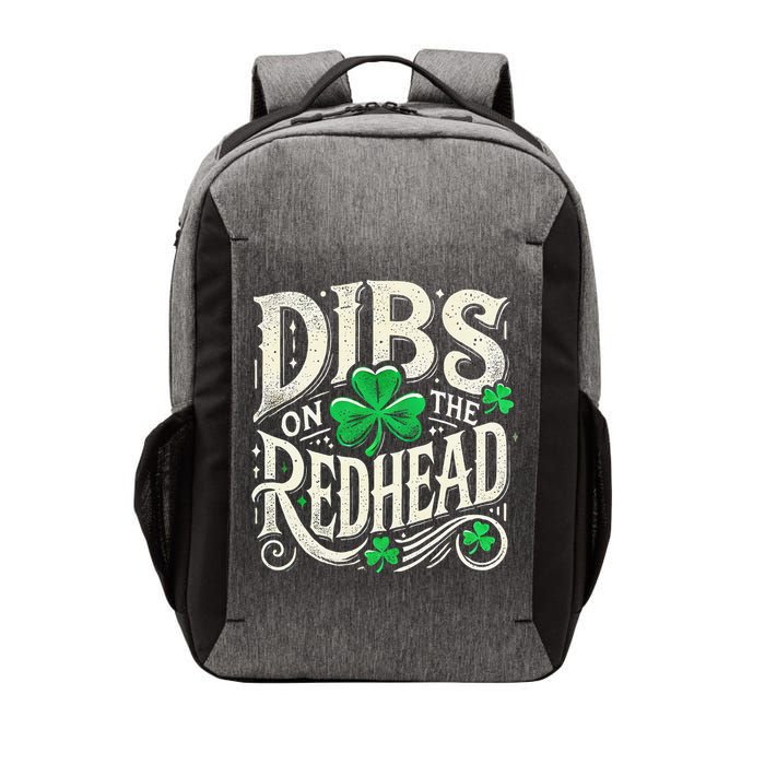 Dibs On The Redhead Funny St Patricks Day Drinking Vector Backpack