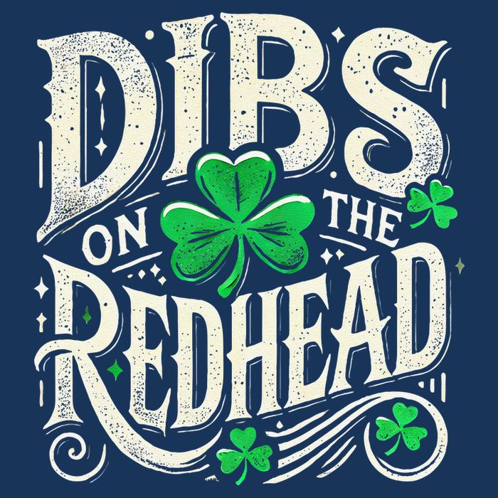 Dibs On The Redhead Funny St Patricks Day Drinking Infant Baby Jersey Bodysuit