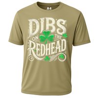 Dibs On The Redhead Funny St Patricks Day Drinking Performance Shirt