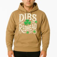 Dibs On The Redhead Funny St Patricks Day Drinking Hoodie