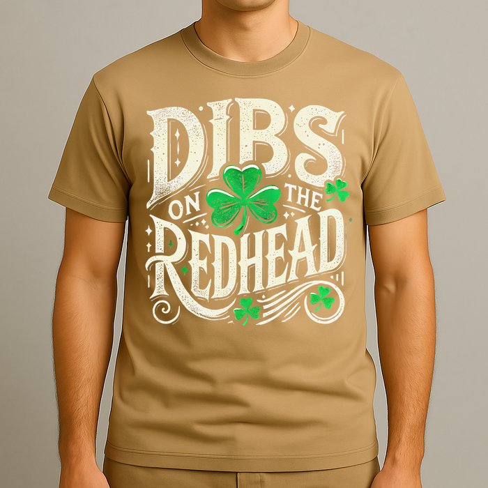 Dibs On The Redhead Funny St Patricks Day Drinking T-Shirt