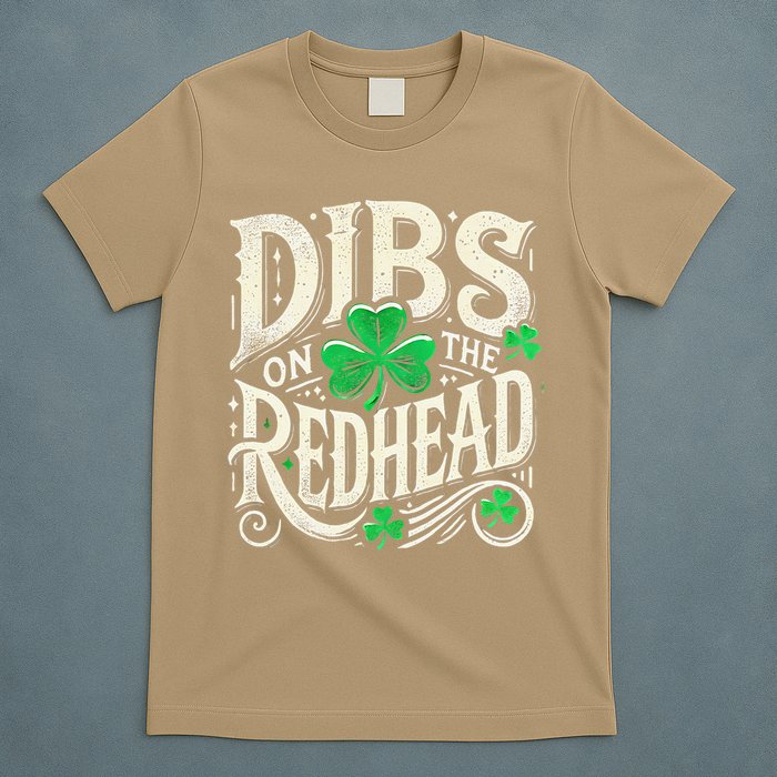 Dibs On The Redhead Funny St Patricks Day Drinking T-Shirt