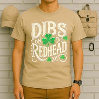 Dibs On The Redhead Funny St Patricks Day Drinking T-Shirt