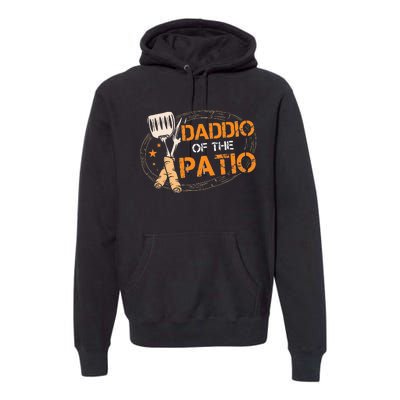 Daddio Of The Patio Grilling Sausage BBQ Barbecue Top Grill Premium Hoodie