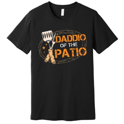 Daddio Of The Patio Grilling Sausage BBQ Barbecue Top Grill Premium T-Shirt