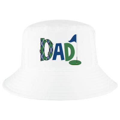 Dad Of The Birthday Boy Hole In One Golf Sport Matching Cool Comfort Performance Bucket Hat