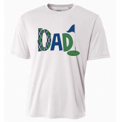 Dad Of The Birthday Boy Hole In One Golf Sport Matching Cooling Performance Crew T-Shirt