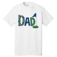 Dad Of The Birthday Boy Hole In One Golf Sport Matching Tall T-Shirt