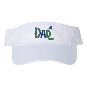 Dad Of The Birthday Boy Hole In One Golf Sport Matching Valucap Bio-Washed Visor