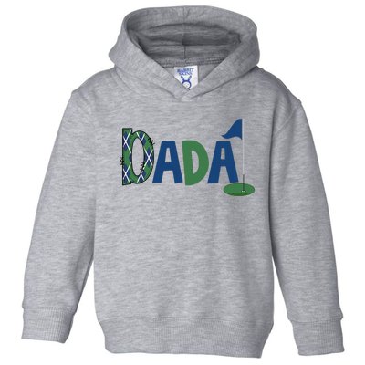 Dada Of The Birthday Boy Hole In One Golf Sport Matching Toddler Hoodie