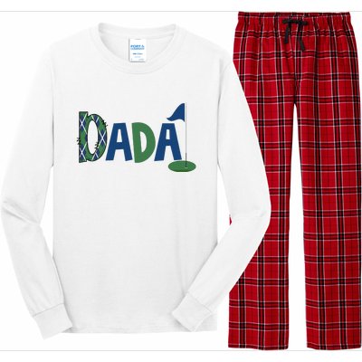 Dada Of The Birthday Boy Hole In One Golf Sport Matching Long Sleeve Pajama Set