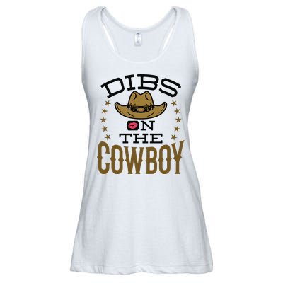 Dibs On The Cowboy Rodeo Girlfriend Wife Women Ladies Essential Flowy Tank
