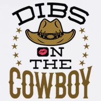 Dibs On The Cowboy Rodeo Girlfriend Wife Women Womens Tank Top