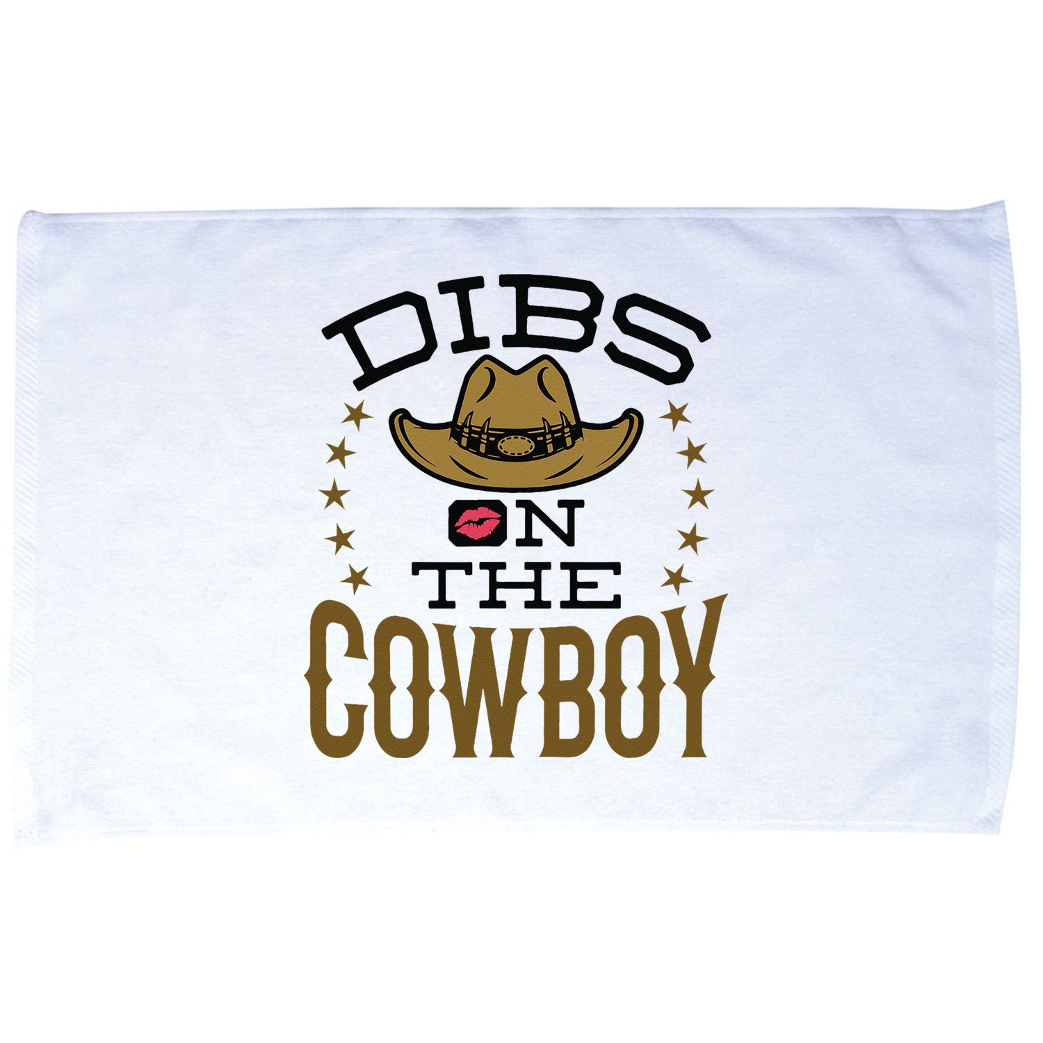 Dibs On The Cowboy Rodeo Girlfriend Wife Women Microfiber Hand Towel
