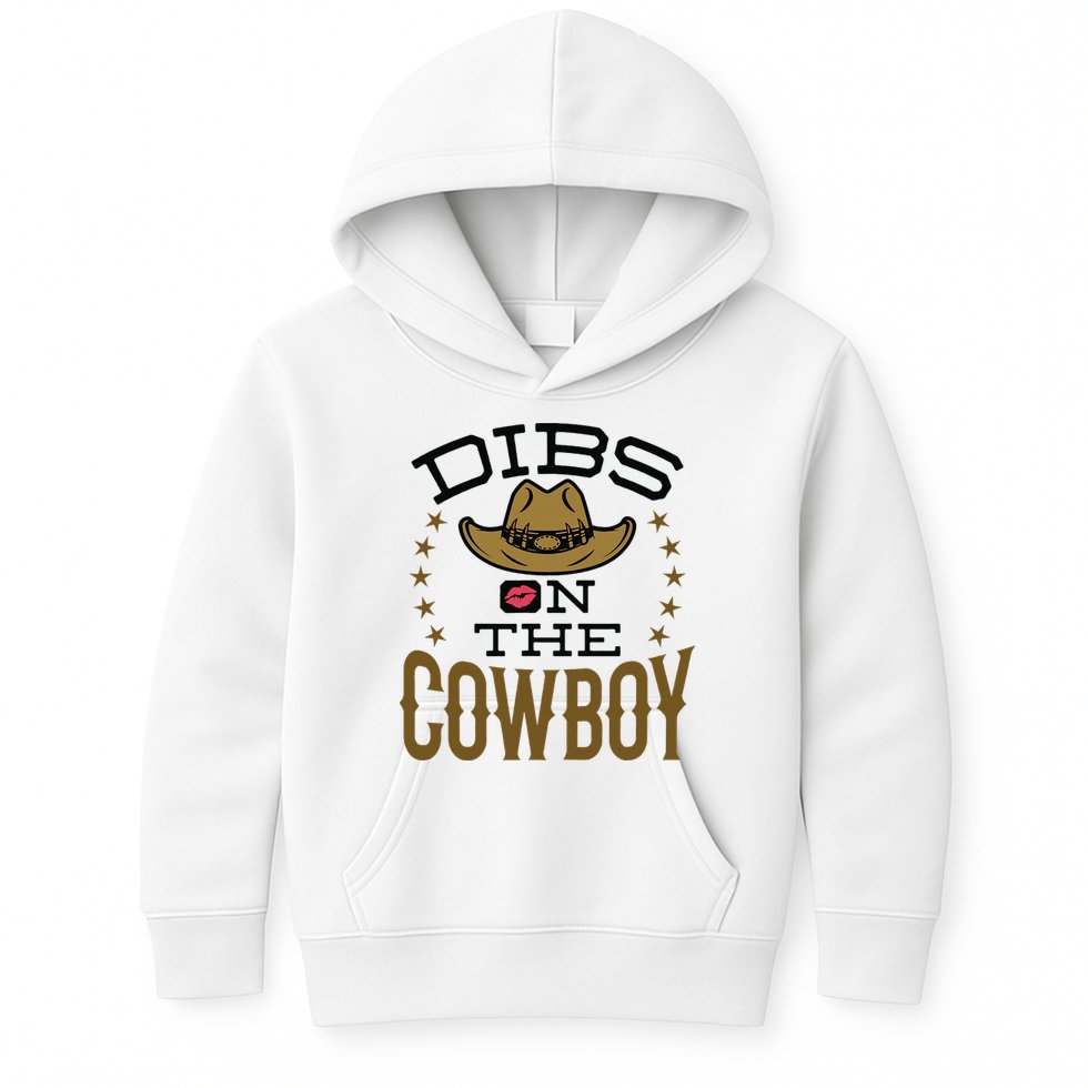 Dibs On The Cowboy Rodeo Girlfriend Wife Women Kids Hoodie