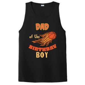 Dad Of The Birthday Basketball Theme Matching Family Great Gift PosiCharge Competitor Tank