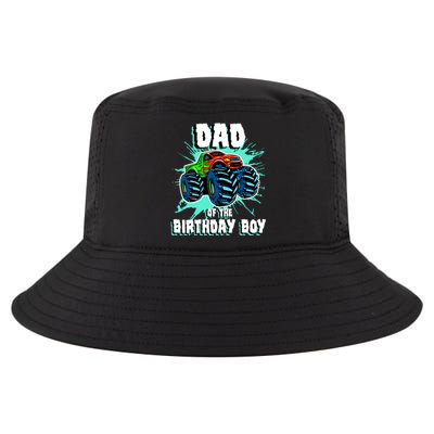 Dad Of The Birthday Boy Monster Truck Birthday Party Gift Cool Comfort Performance Bucket Hat