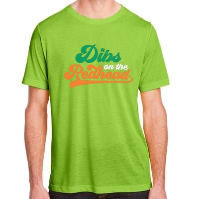 Dibs On The Redhead Saint Patrick's Day Funny Funny Adult ChromaSoft Performance T-Shirt