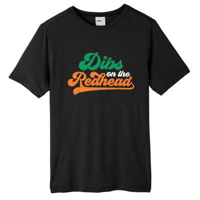 Dibs On The Redhead Saint Patrick's Day Funny Funny Tall Fusion ChromaSoft Performance T-Shirt