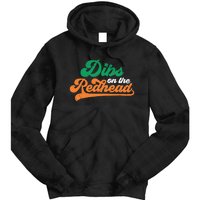 Dibs On The Redhead Saint Patrick's Day Funny Funny Tie Dye Hoodie