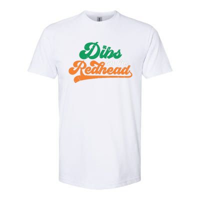 Dibs On The Redhead Saint Patrick's Day Funny Funny Softstyle CVC T-Shirt