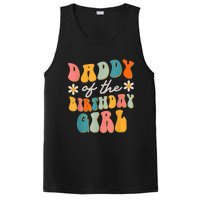  Daddy Of The Birthday Girl Groovy Themed Father Dad PosiCharge Competitor Tank