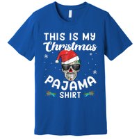 Day Of The Dead Sugar Skull Xmas This Is My Christmas Pajama Gift Premium T-Shirt