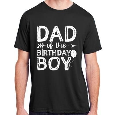 Dad Of The Birthday Boy Dad And Son Adult ChromaSoft Performance T-Shirt