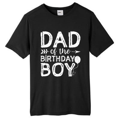 Dad Of The Birthday Boy Dad And Son Tall Fusion ChromaSoft Performance T-Shirt