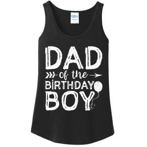 Dad Of The Birthday Boy Dad And Son Ladies Essential Tank