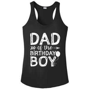 Dad Of The Birthday Boy Dad And Son Ladies PosiCharge Competitor Racerback Tank