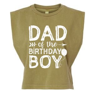 Dad Of The Birthday Boy Dad And Son Garment-Dyed Women's Muscle Tee