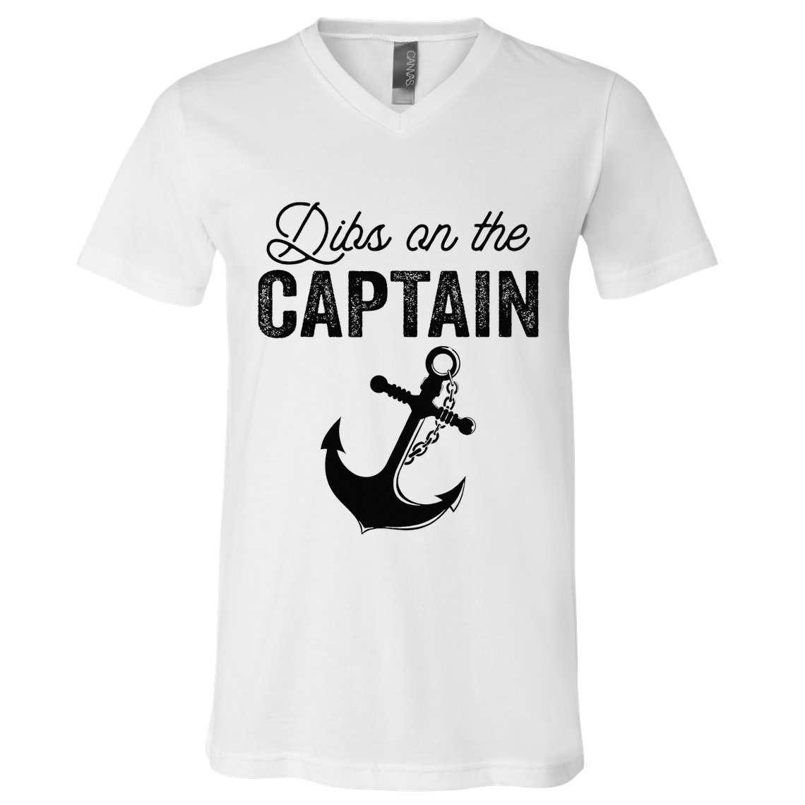 Dibs On The Captain V-Neck T-Shirt