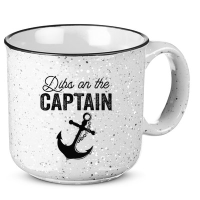 Dibs On The Captain 15oz Campfire Ceramic Mug