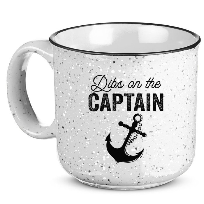 Dibs On The Captain 15oz Campfire Ceramic Mug