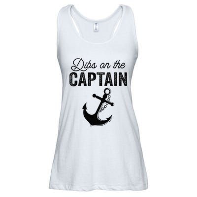 Dibs On The Captain Ladies Essential Flowy Tank
